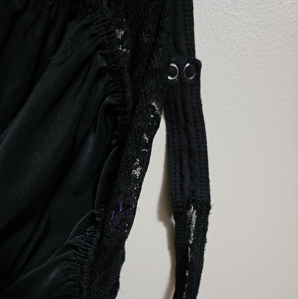 Free People Metallic Purple Foil Babes Sleeveless Bodysuit  - Picture 8 of 10